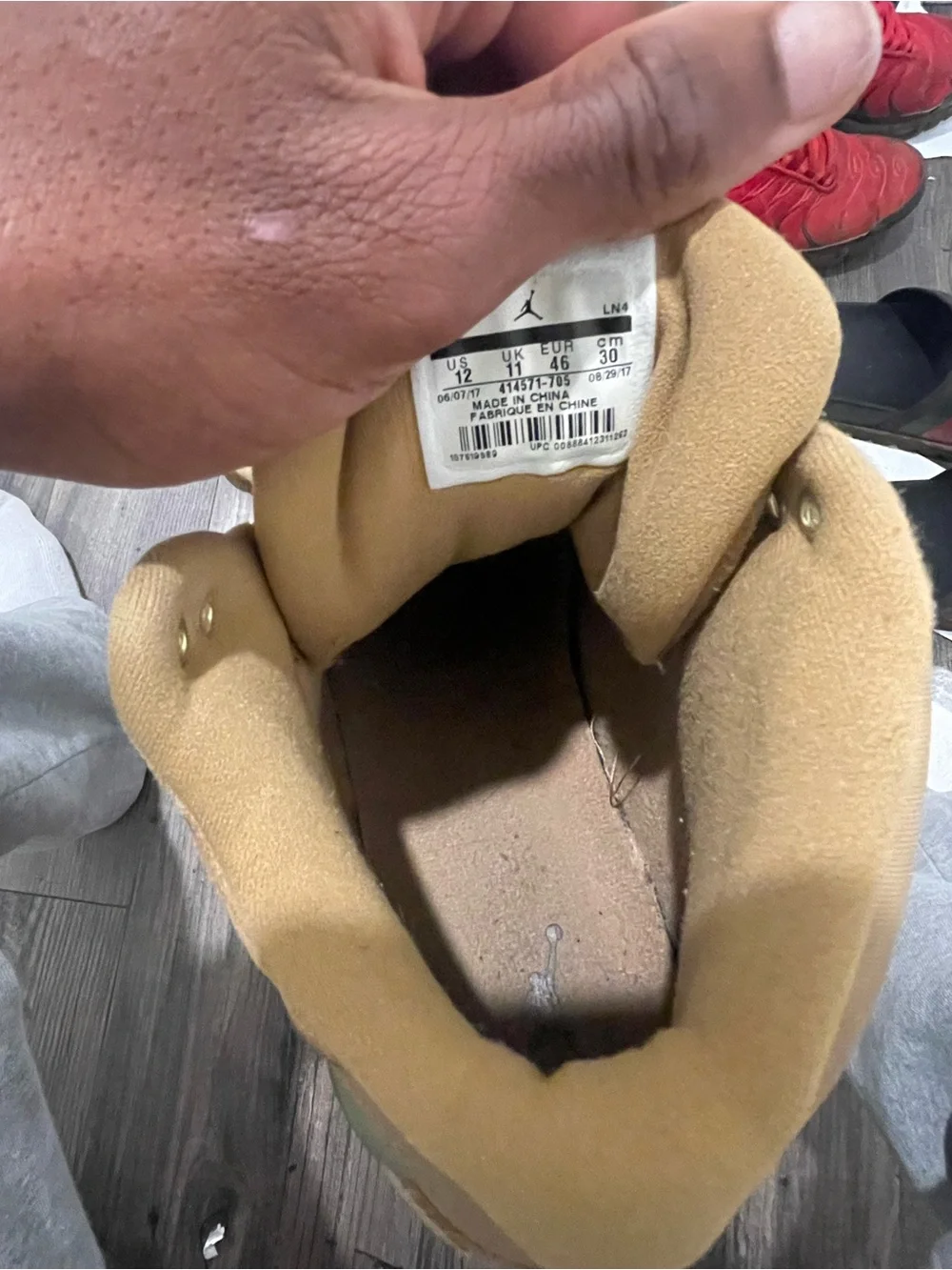 Jordan 13 Wheat Retro Tan Suede Sneakers